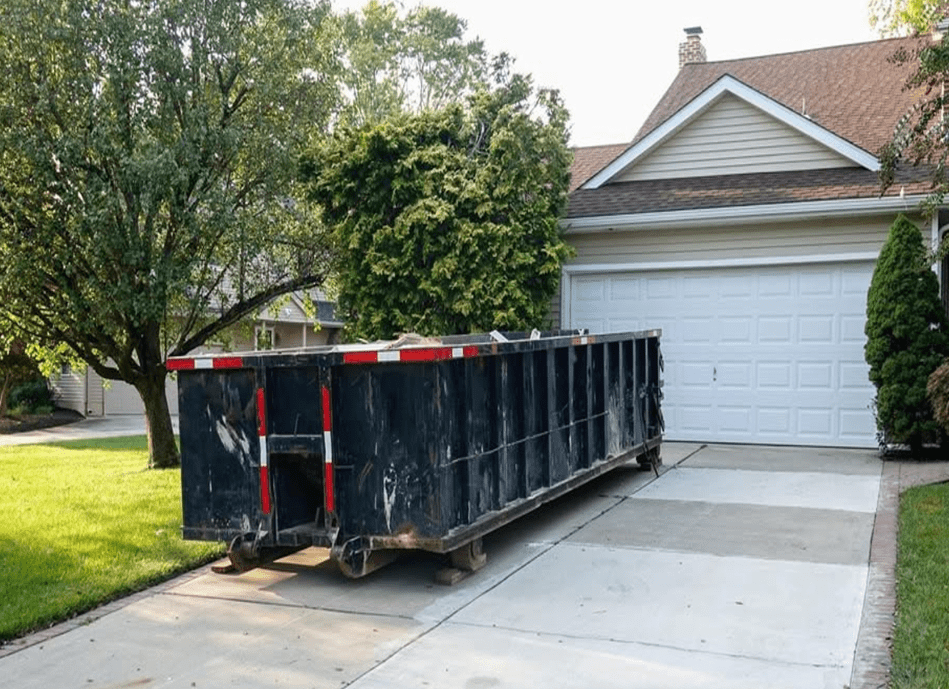 15 yard dumpster size